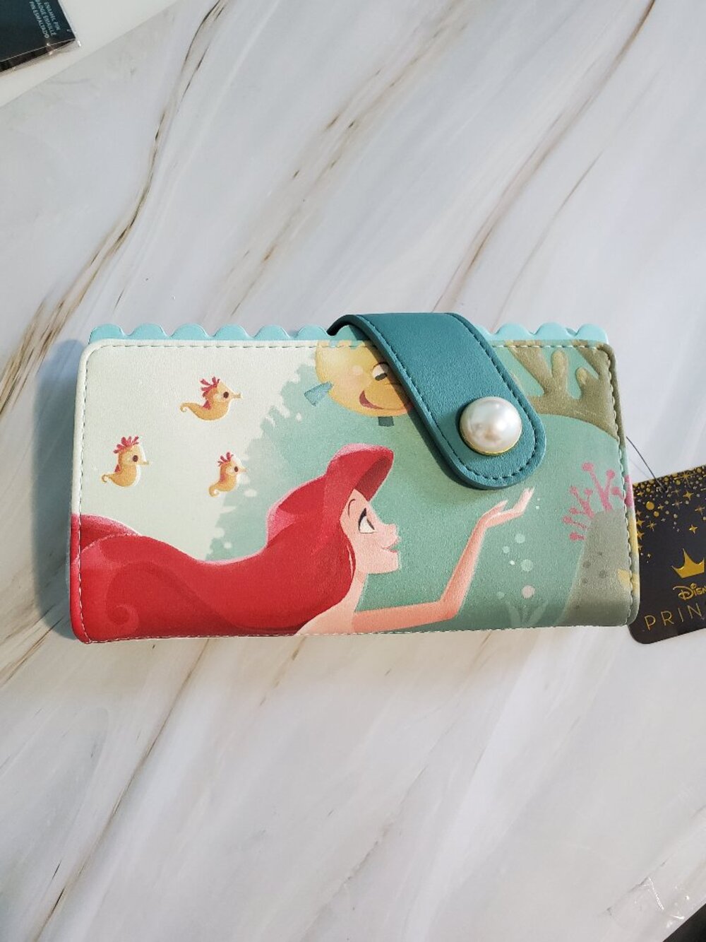 NWT Loungefly x Disney Little Mermaid Ariel Snap Wallet